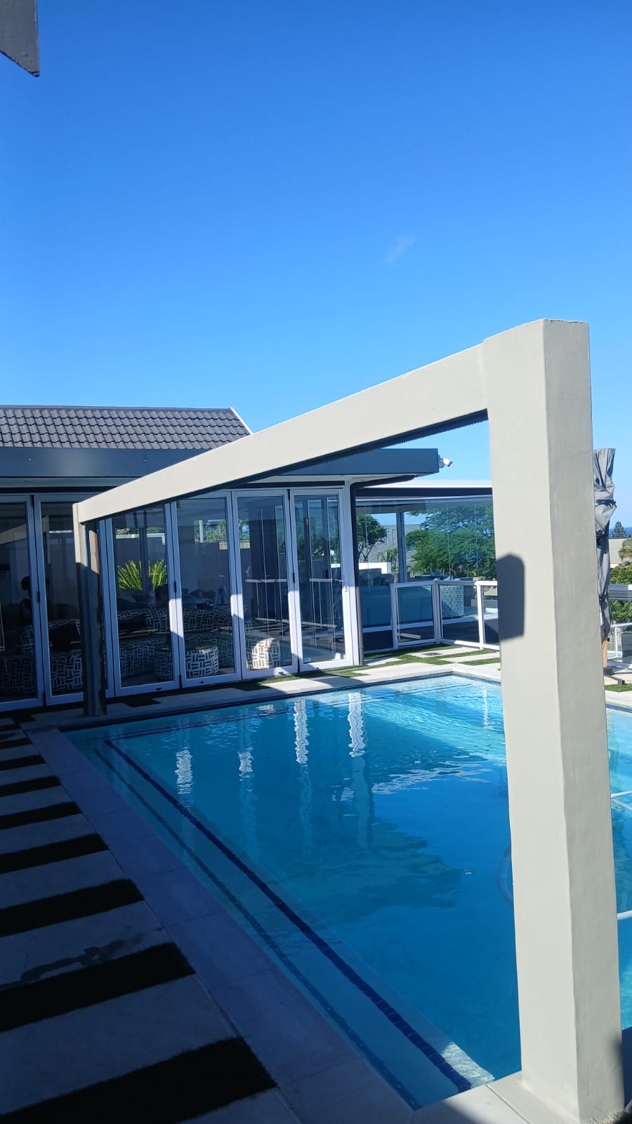 Poolside Pergola & Glass Enclosure