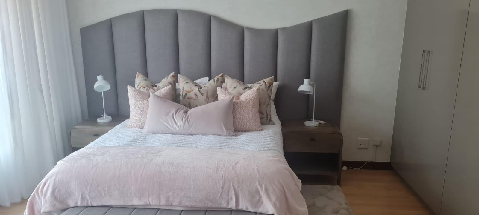 Bespoke Upholstered Headboard & Soft Styling
