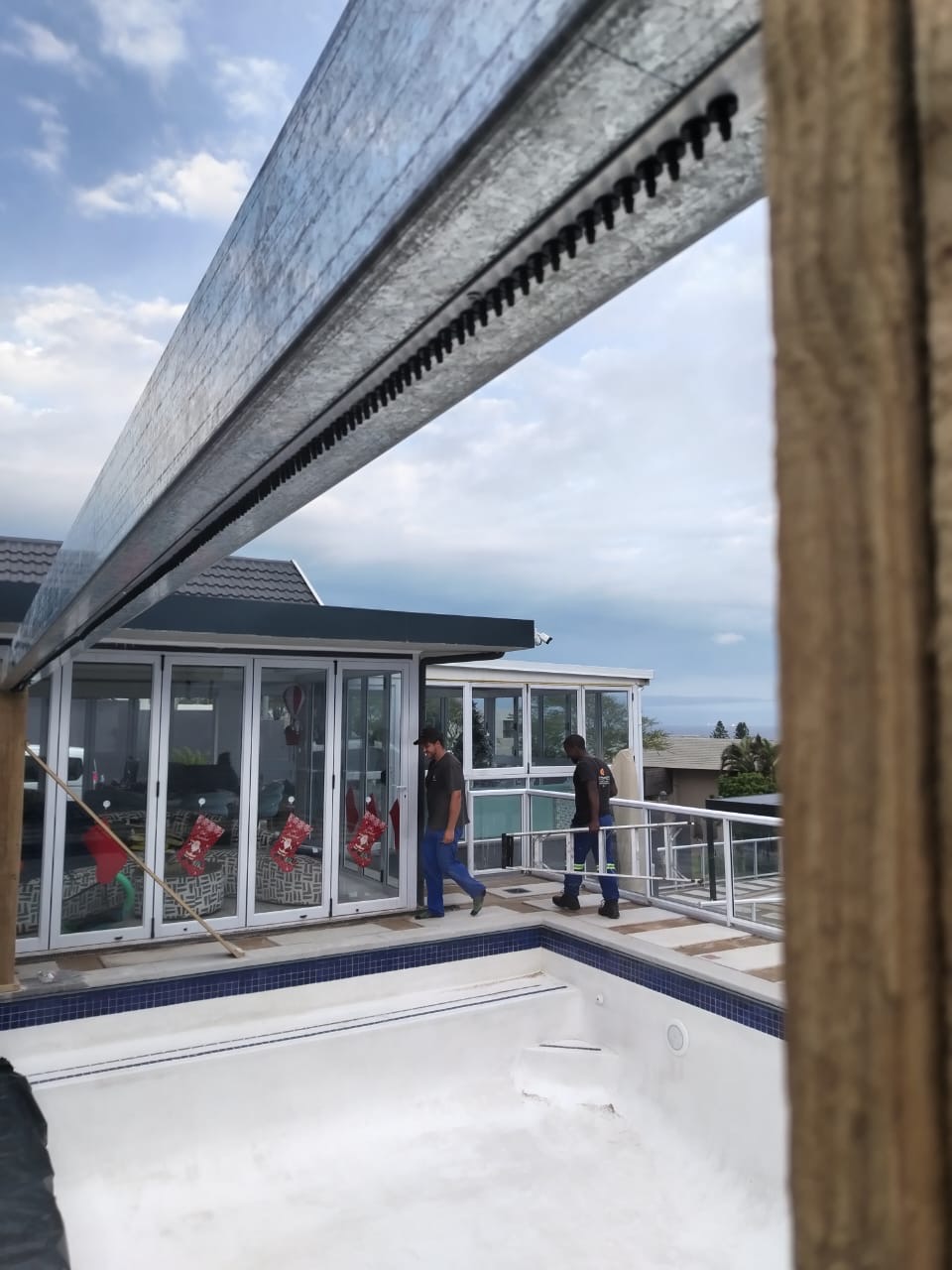 Elevated Pool Build & Glass Balustrade