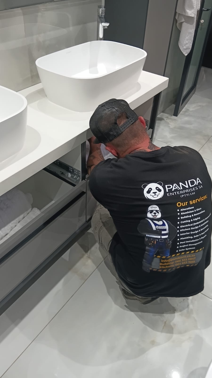 Custom Vanity & Basin Installation