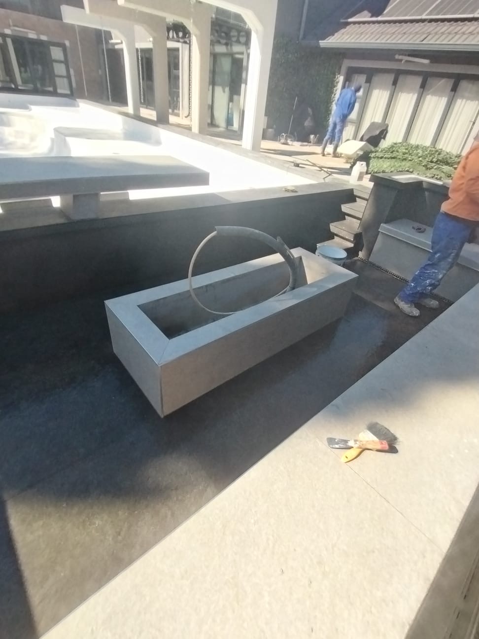 Custom Concrete Planter & Feature Build