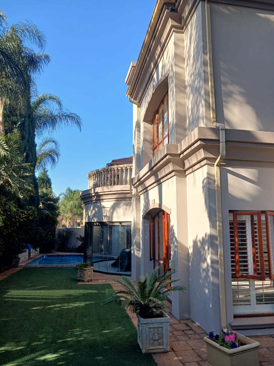 Whole-Home Renovation — Pool & Garden View